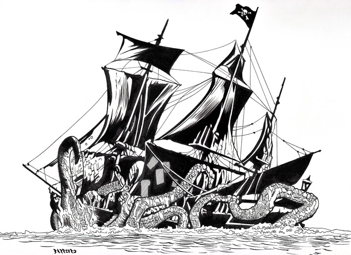 The Sinking of the Black Pearl
